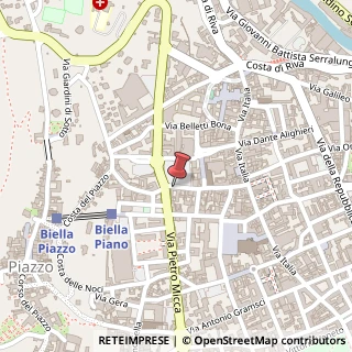 Mappa Piazza Martiri della Libertà, 3, 13900 Biella, Biella (Piemonte)