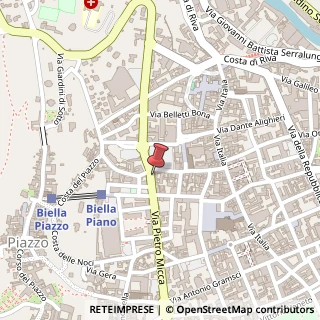 Mappa Via micca pietro 39, 13900 Biella, Biella (Piemonte)