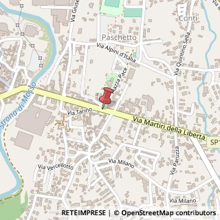 Mappa Via Martiri della Libertà,  73, 13836 Cossato, Biella (Piemonte)