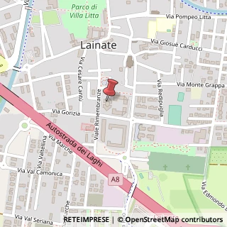 Mappa Viale Rimembranze, 21/14, 20020 Lainate, Milano (Lombardia)