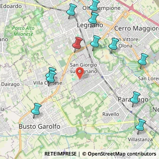 Mappa Via Achille Grandi, 20010 San Giorgio Su Legnano MI, Italia (2.70833)