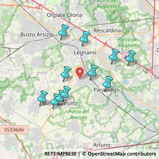 Mappa Via Achille Grandi, 20010 San Giorgio Su Legnano MI, Italia (3.58909)