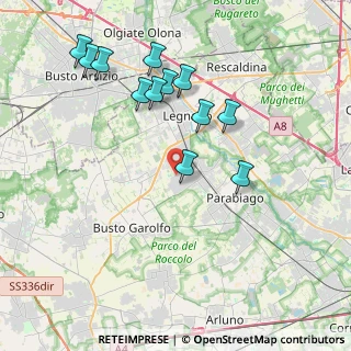 Mappa Via Achille Grandi, 20010 San Giorgio Su Legnano MI, Italia (3.98583)
