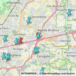 Mappa Via Galileo Galilei, 20864 Agrate Brianza MB, Italia (3.03917)