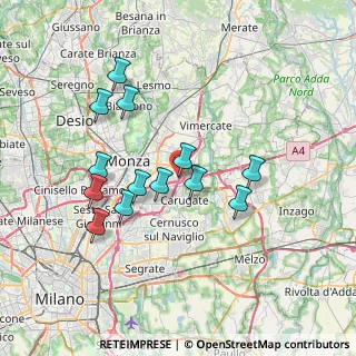 Mappa Via Galileo Galilei, 20864 Agrate Brianza MB, Italia (6.67385)