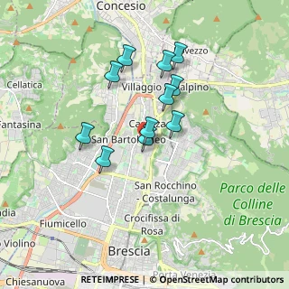 Mappa Via Marco Polo, 25128 Brescia BS, Italia (1.41636)