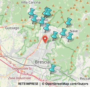 Mappa Via Marco Polo, 25128 Brescia BS, Italia (3.76917)