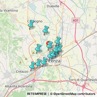 Mappa Via Beato Bartolomeo da Breganze, 36100 Vicenza VI, Italia (2.57385)
