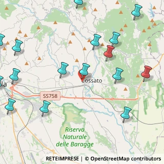 Mappa Via Marconi, 13854 Quaregna BI, Italia (5.845)