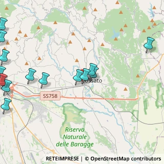 Mappa Via Marconi, 13854 Quaregna BI, Italia (5.90857)