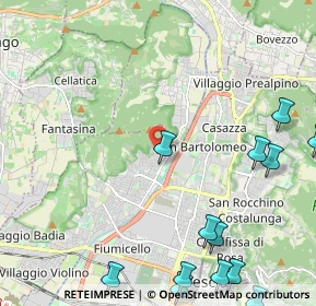 Mappa Via Mario Cicognini, 25127 Brescia BS, Italia (3.14615)