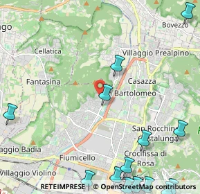Mappa Via Mario Cicognini, 25127 Brescia BS, Italia (3.478)