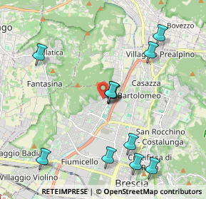 Mappa Via Mario Cicognini, 25127 Brescia BS, Italia (2.14545)