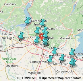 Mappa Via Mario Cicognini, 25127 Brescia BS, Italia (13.92889)