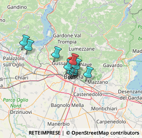 Mappa Via Mario Cicognini, 25127 Brescia BS, Italia (7.58182)