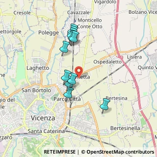 Mappa Via Giambattista Malacarne, 36100 Vicenza VI, Italia (1.61364)