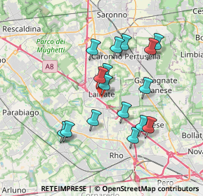 Mappa Viale Rimembranze, 20045 Lainate MI, Italia (3.23188)