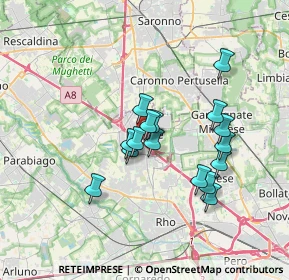 Mappa Viale Rimembranze, 20045 Lainate MI, Italia (2.88125)