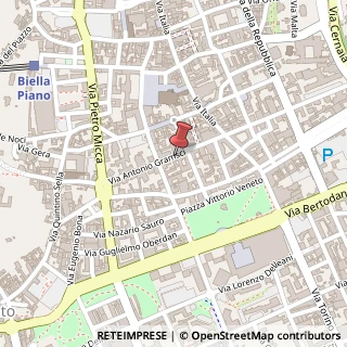 Mappa Via gramsci antonio 11, 13900 Biella, Biella (Piemonte)