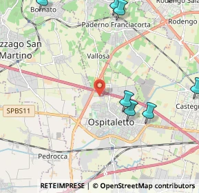 Mappa Via Giovanni Falcone, 25035 Ospitaletto BS, Italia (3.14091)