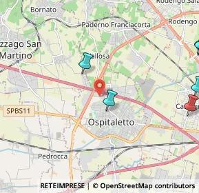 Mappa Via Giovanni Falcone, 25035 Ospitaletto BS, Italia (3.47909)