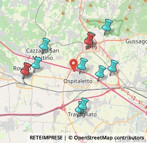 Mappa Via Giovanni Falcone, 25035 Ospitaletto BS, Italia (3.83167)