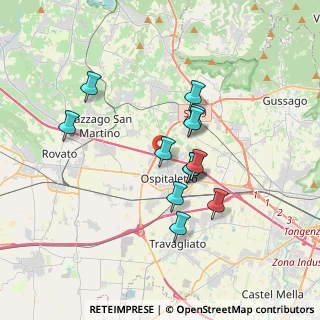 Mappa Via Giovanni Falcone, 25035 Ospitaletto BS, Italia (2.94833)