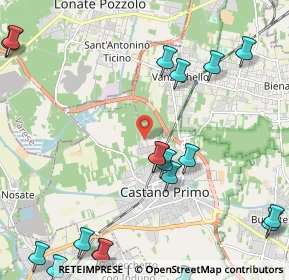 Mappa Via Sant'Antonino, 20022 Castano Primo MI, Italia (3.02)