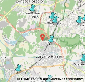 Mappa Via Sant'Antonino, 20022 Castano Primo MI, Italia (3.38846)