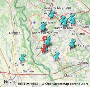 Mappa Via Sant'Antonino, 20022 Castano Primo MI, Italia (6.46737)