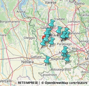 Mappa Via Sant'Antonino, 20022 Castano Primo MI, Italia (10.704)