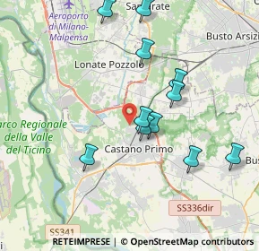 Mappa Via Sant'Antonino, 20022 Castano Primo MI, Italia (3.64455)