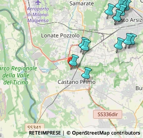 Mappa Via Sant'Antonino, 20022 Castano Primo MI, Italia (5.39357)