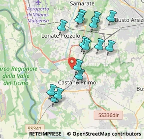 Mappa Via Sant'Antonino, 20022 Castano Primo MI, Italia (3.69467)