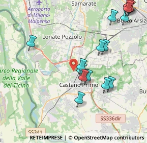 Mappa Via Sant'Antonino, 20022 Castano Primo MI, Italia (4.64938)