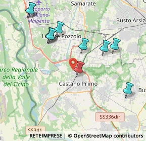 Mappa Via Sant'Antonino, 20022 Castano Primo MI, Italia (4.28636)