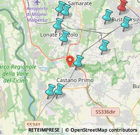 Mappa Via Sant'Antonino, 20022 Castano Primo MI, Italia (4.68273)