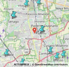 Mappa Via SS 35 dei Giovi, 20037 Paderno Dugnano MI, Italia (2.94727)
