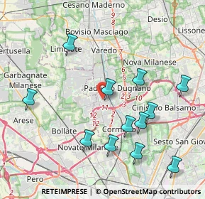 Mappa Via SS 35 dei Giovi, 20037 Paderno Dugnano MI, Italia (4.30167)