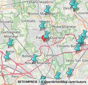 Mappa Via SS 35 dei Giovi, 20037 Paderno Dugnano MI, Italia (6.343)