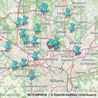 Mappa Via SS 35 dei Giovi, 20037 Paderno Dugnano MI, Italia (9.4335)