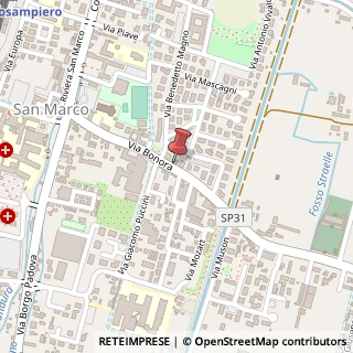 Mappa Via Bonora, 47, 35012 Camposampiero, Padova (Veneto)