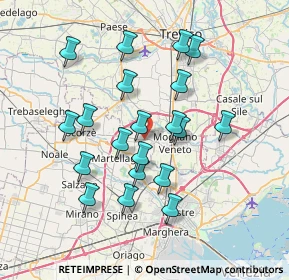 Mappa Via Moglianese P., 30037 Scorzè VE, Italia (6.7105)