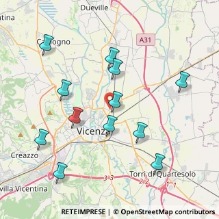 Mappa Via Pola, 36100 Vicenza VI, Italia (4.22167)