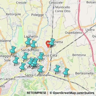 Mappa Via Pola, 36100 Vicenza VI, Italia (2.32143)
