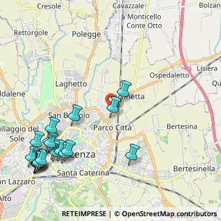 Mappa Via Pola, 36100 Vicenza VI, Italia (2.82895)