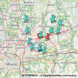 Mappa Delle, 20864 Agrate Brianza MB, Italia (6.50143)