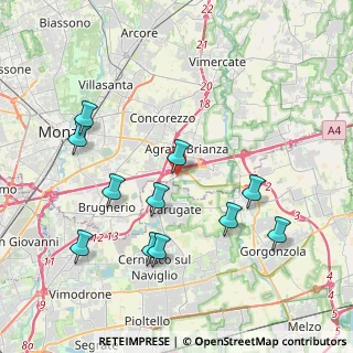 Mappa Delle, 20864 Agrate Brianza MB, Italia (4.15727)