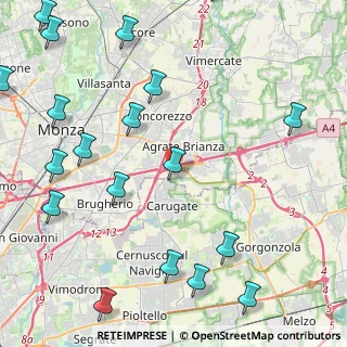 Mappa Delle, 20864 Agrate Brianza MB, Italia (6.11158)