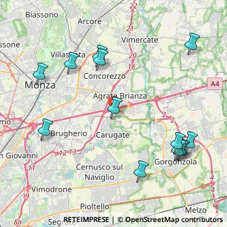 Mappa Delle, 20864 Agrate Brianza MB, Italia (5.11615)